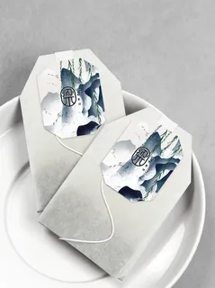 国风高档茶叶包装盒袋罐瓶LOGO标贴展示VI智能贴图样机PSD素材