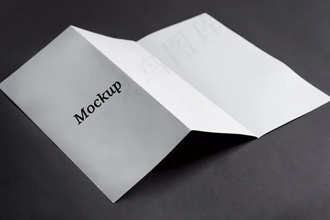 折页 样机  三折页 智能贴图 折页样机 三折页模板 三折页样机 