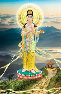 佛像观音玄关背景墙 佛像观音玄关背景墙