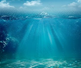 唯美的海底风景高清图片