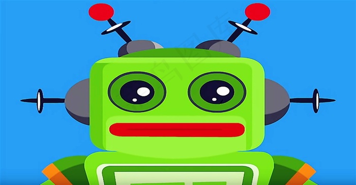 可爱机器人玩具