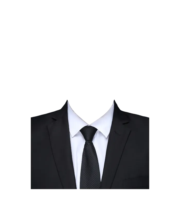 男士西装证件照模板PNG素材 拷贝
