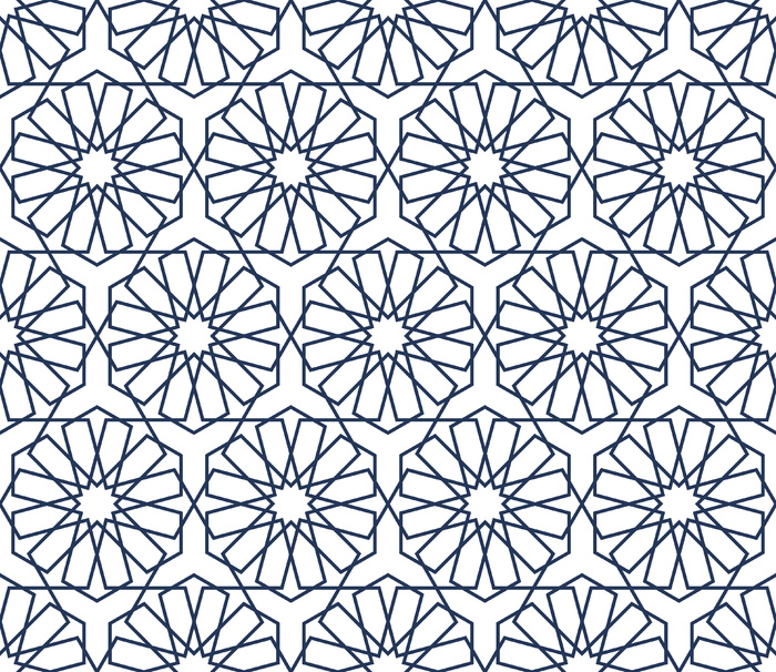 古典线条底纹蓝色设计背景