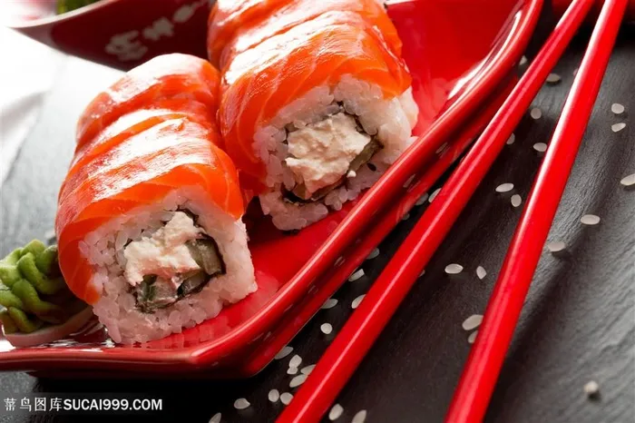 日本料理寿司高清图片