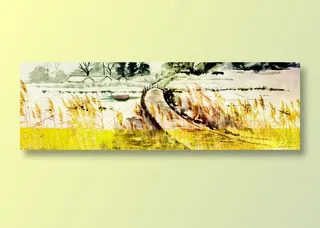 农村水墨意境素材