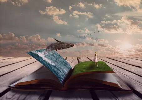 ps翻页书籍合成