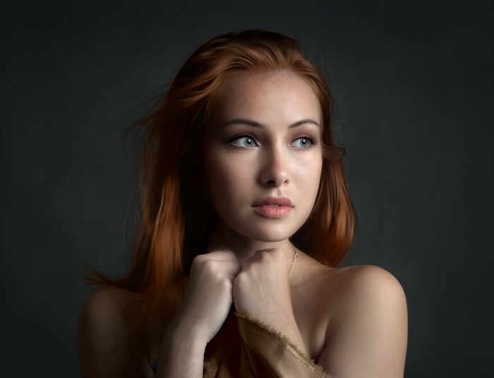 清新唯美可爱的女孩摄影图片