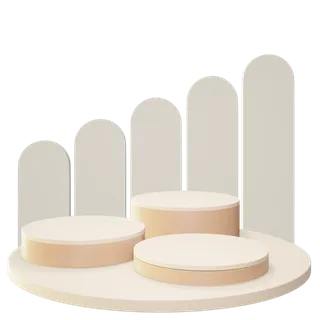 舞台白色场景海报