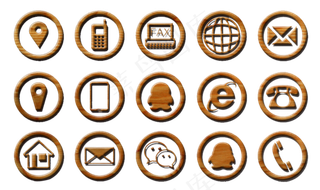 地址微信qq手机图标