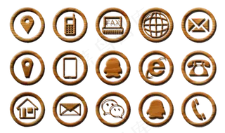 地址微信qq手机图标