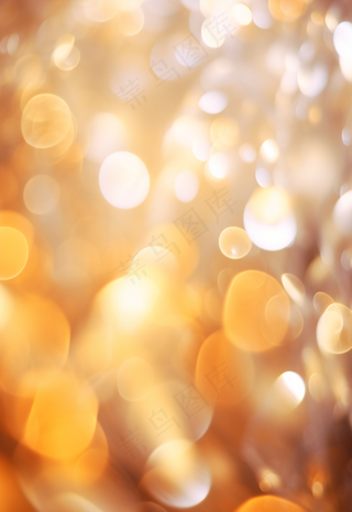 金色橙色装饰灯光晕光芒闪光背景
