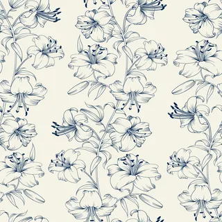 花卉唯美手绘花朵面料纹理手机壳布料面料印花服装矢量图案素材