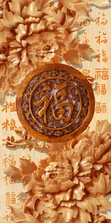 壁画 仿3D背景 油画