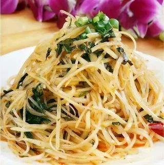 椒蒿土豆丝餐饮菜单高清图