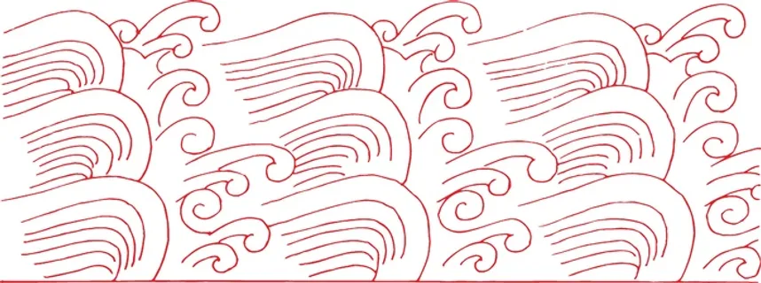 花古色古香古典古风花纹海浪浪花