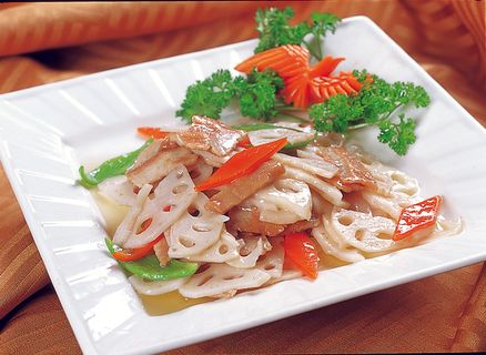 CXC06819云莲菜猪颈肉