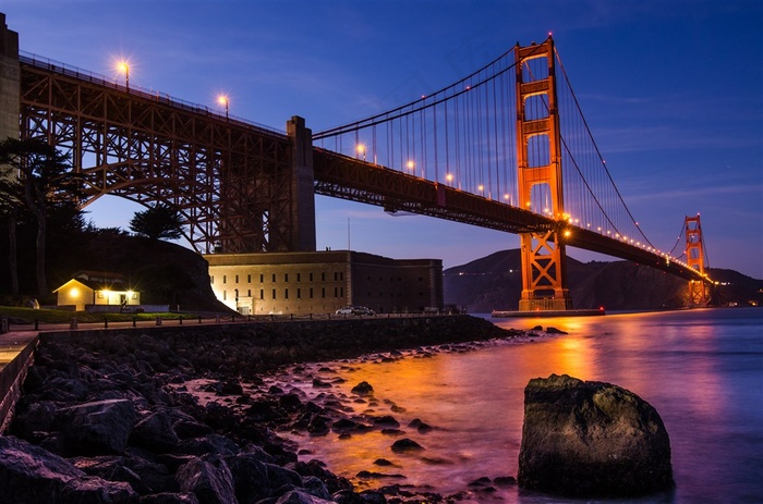 美国旧金山大桥建筑图片