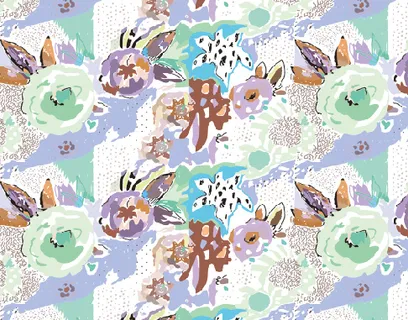 数码印花无缝接有单元