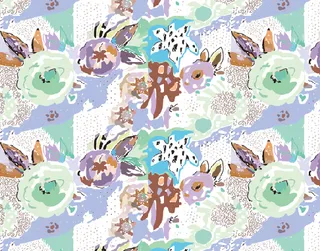 数码印花无缝接有单元