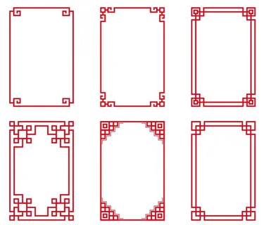 矢量花纹边框 矢量花纹边框