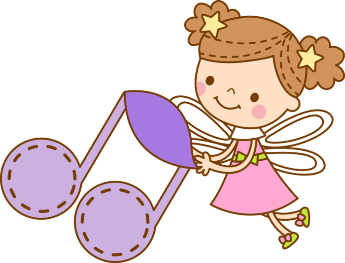 天使 音乐 女孩 卡通
