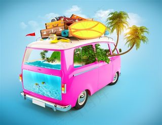 创意旅游广告设计图片