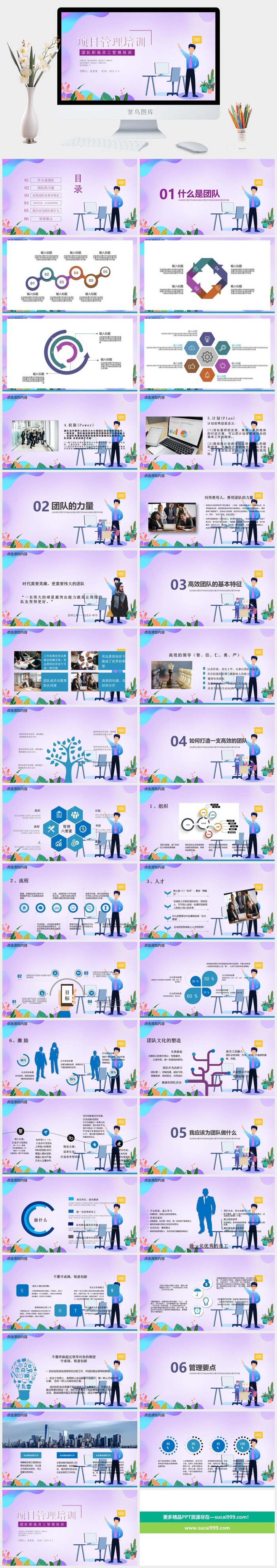 公司企业项目管理流程PPT模板