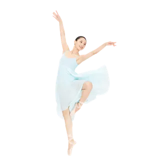 年轻美女芭蕾舞表演 (2)