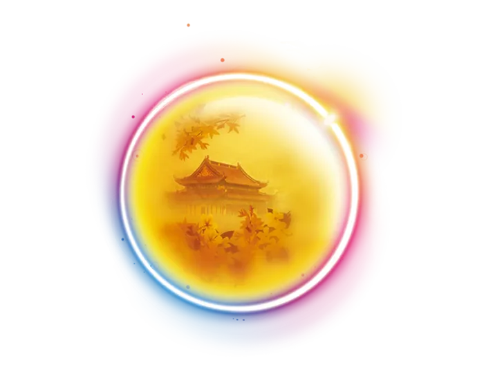圆形月亮彩色