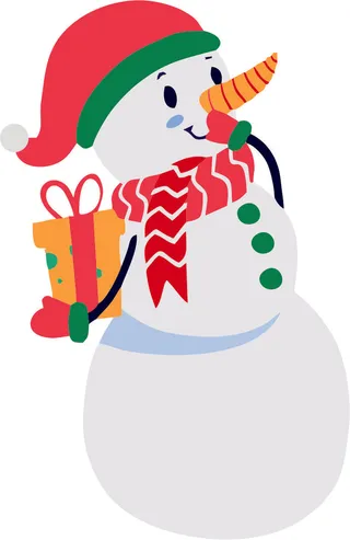 圣诞节卡通雪人