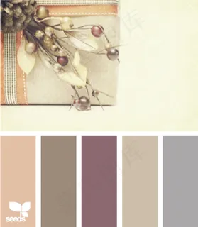 冬天系配色色卡色彩搭配