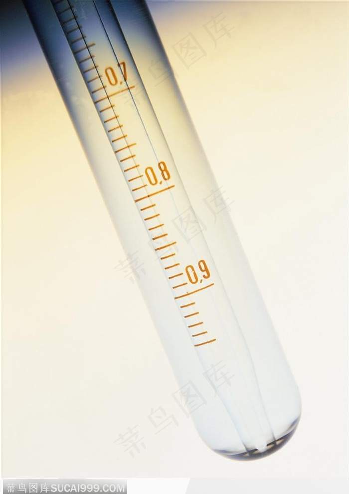生化试验室-带刻度的试管