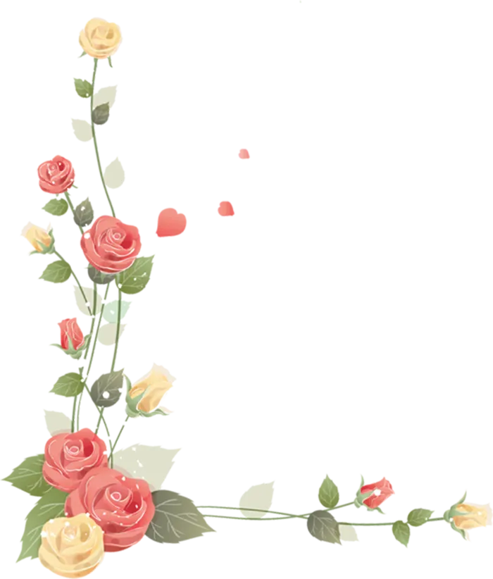 卡通装扮花边素材