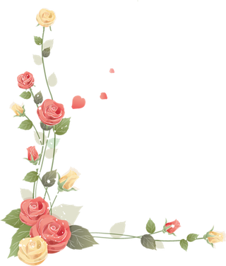 卡通装扮花边素材