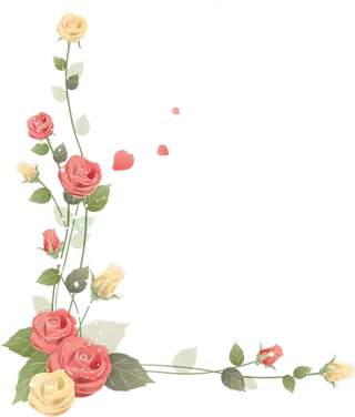 卡通装扮花边素材