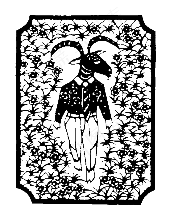 免扣素材中国风|