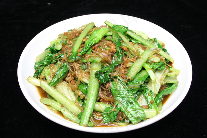 1057肉末粉丝小白菜
