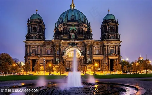 大气外国欧式城堡建筑图片