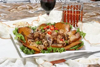 金饼霸鱼羊肉 (1)