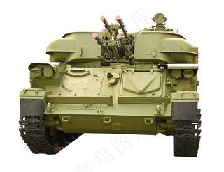 坦克大炮军事武器正前方效果图