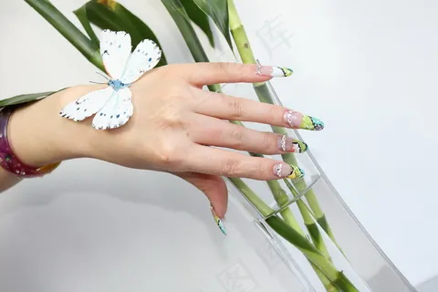 美甲手模图片 美甲手模图片
