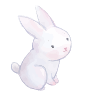 简笔画兔年兔子