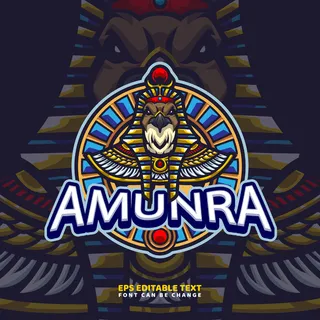 土拨鼠-埃及法老-标识logo设计