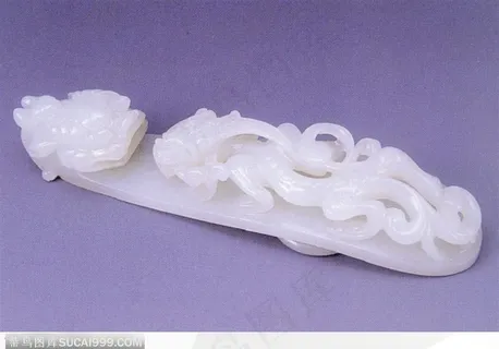 传统工艺-精美的白色玉勾 传统工艺-精美的白色玉勾