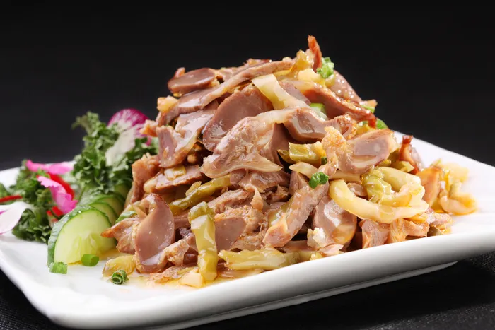 L01836炸菜丝拌肾片