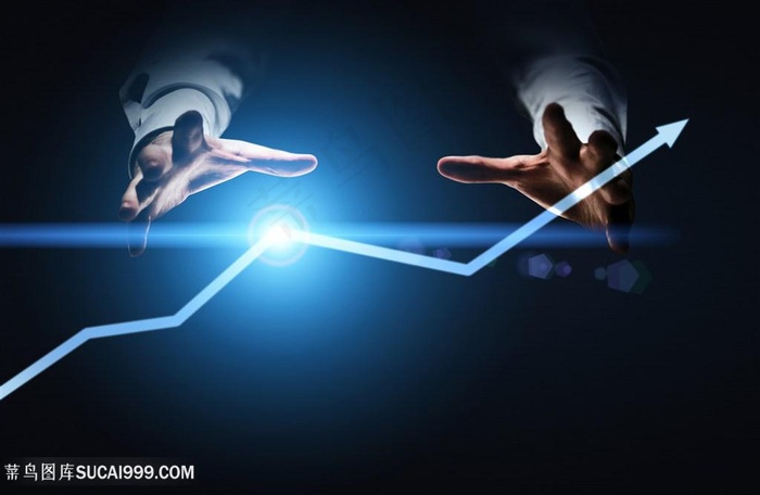 商务人士与箭头