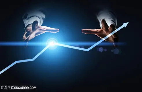 商务人士与箭头