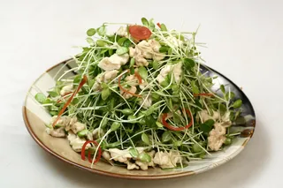 53香椿苗拌桃仁 乡村小镇