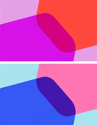 炫彩几何图形背景 几何艺术设计