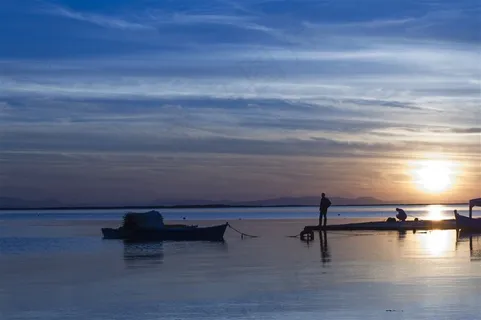 海上日出美丽海景